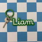 Custom 3D Printed Name Keychain - 8 Colors & 5 Fonts