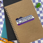 Custom Pride Name Sticker (1.5” Tall) - Water-Resistant Vinyl