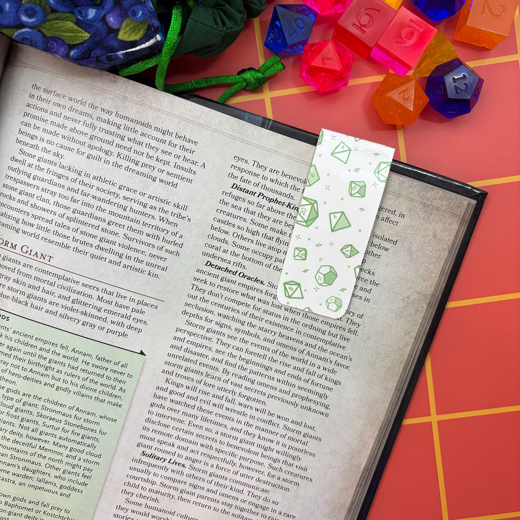 Dice Theme Magnetic Bookmark 5-Pack
