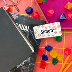Dice Theme Magnetic Name Tag