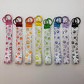 Dice Pattern Wristlet Keychain