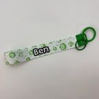 Dice Pattern Wristlet Keychain