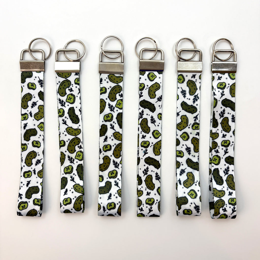 Pickle Wristlet Keychain