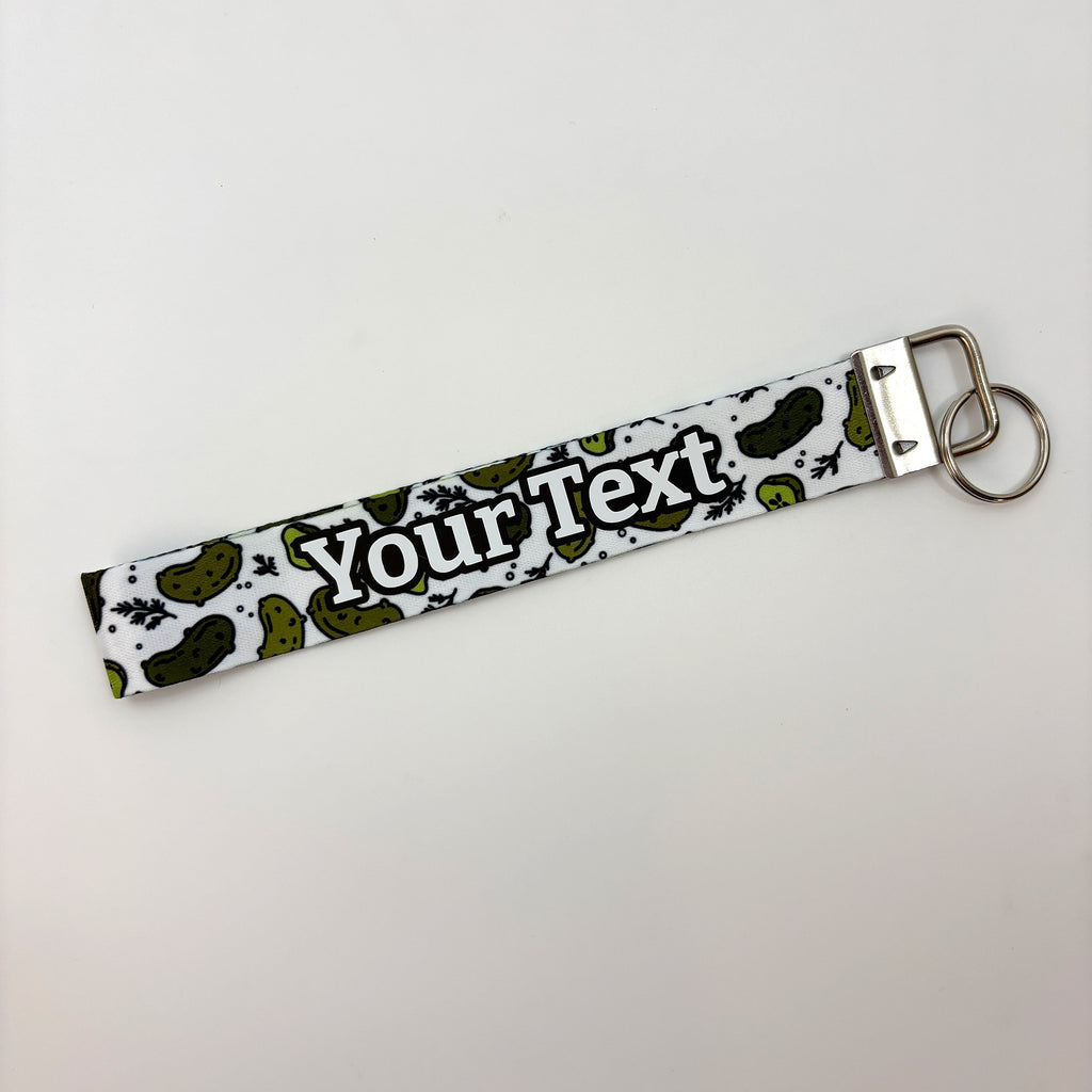 Pickle Wristlet Keychain