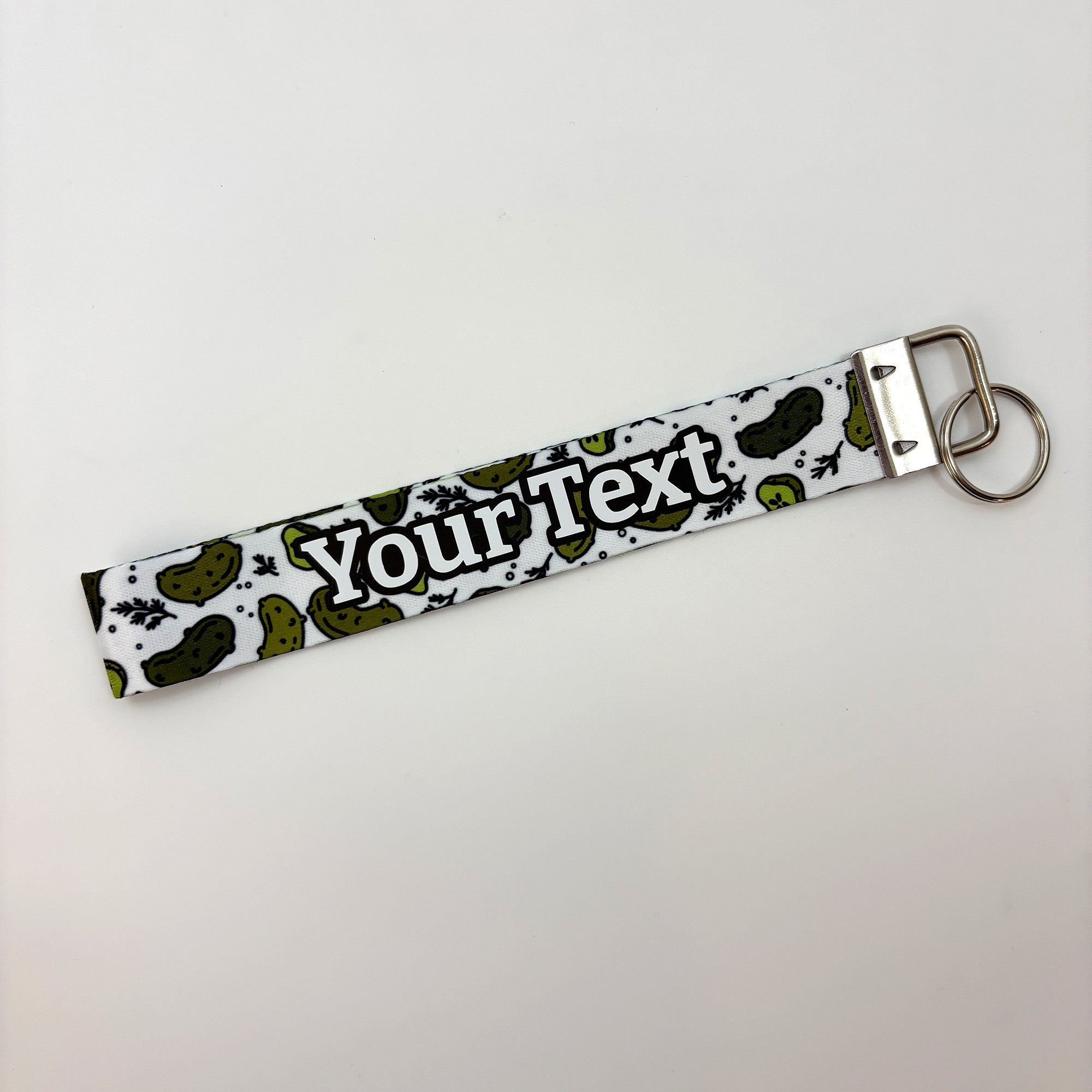 Pickle Wristlet Keychain