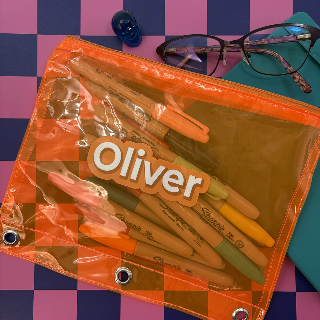 Custom Name Sticker (4” Wide) - Water resistant Vinyl