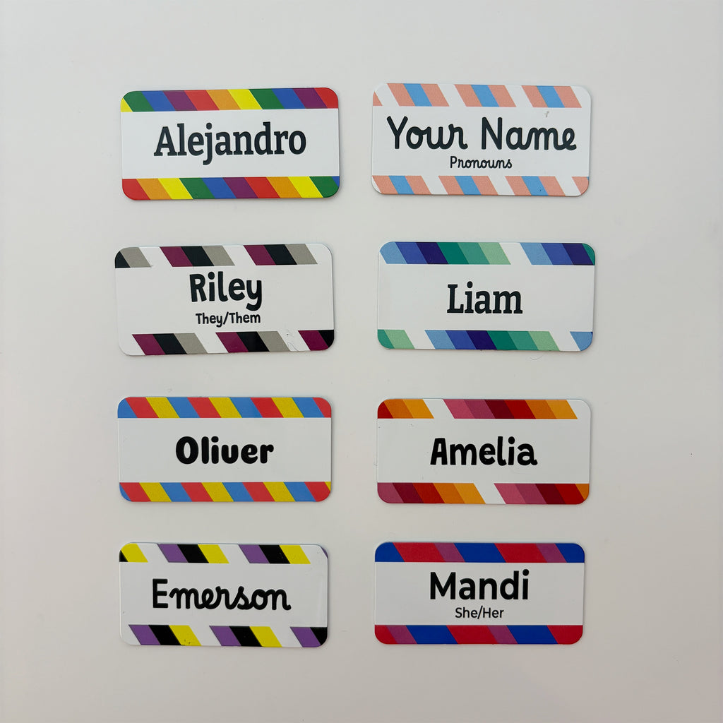 Personalized Pride Name Tags (Magnetic)