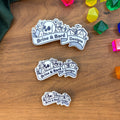 White Vinyl Stickers from Your Design (Die Cut)