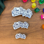 White Vinyl Stickers from Your Design (Die Cut)