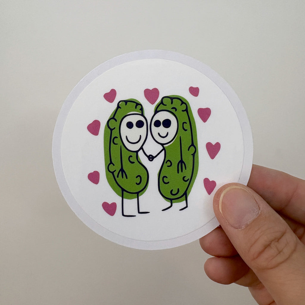 White Vinyl Stickers from Your Design (Die Cut)