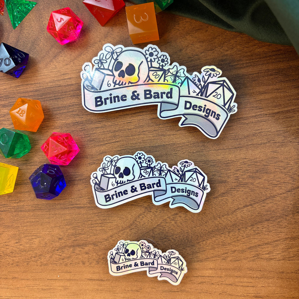 Holographic Vinyl Stickers from Your Design (Die Cut)