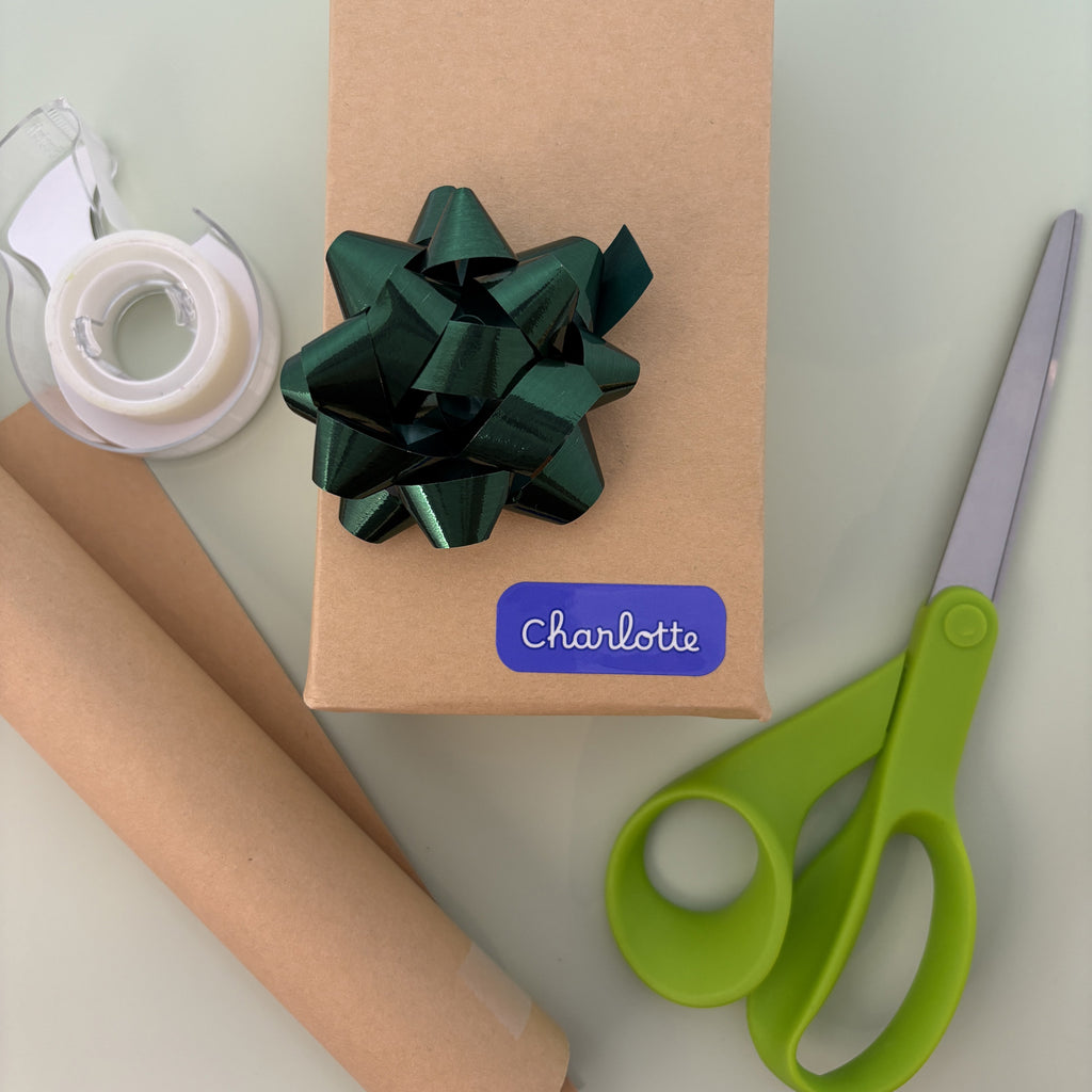 Custom Vinyl Label Sheet - 12 Personalized Labels (Style A)