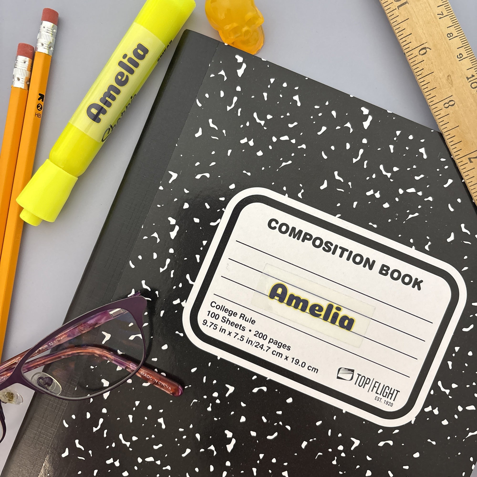 Holographic Transparent Label Sheet - 18 Personalized Labels