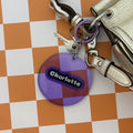 Custom Resin Name Keychain (3”) - 8 Colors & 5 Font Styles