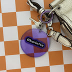 Custom Resin Name Keychain (3”) - 8 Colors & 5 Font Styles