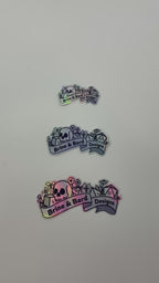Holographic Vinyl Stickers from Your Design (Die Cut)