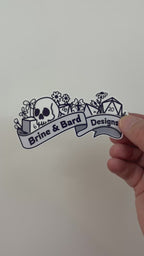 White Vinyl Stickers from Your Design (Die Cut)