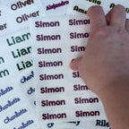 Holographic Transparent Label Sheet - 18 Personalized Labels